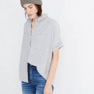 Gray Flannel Courier Short Sleeve Shirt Size Small